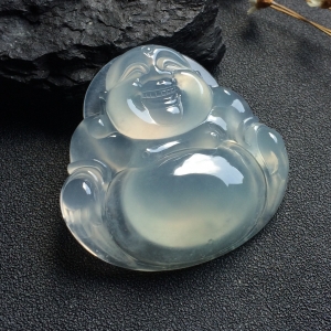 （超值推荐）冰种淡晴水玉佛挂件