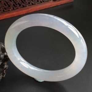 (超值推荐)糯冰种紫罗兰手镯(57.2mm)