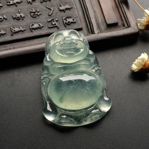 （超值推荐）冰种晴水站佛挂件