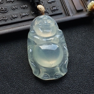 （超值推荐）冰种淡晴水站佛挂件
