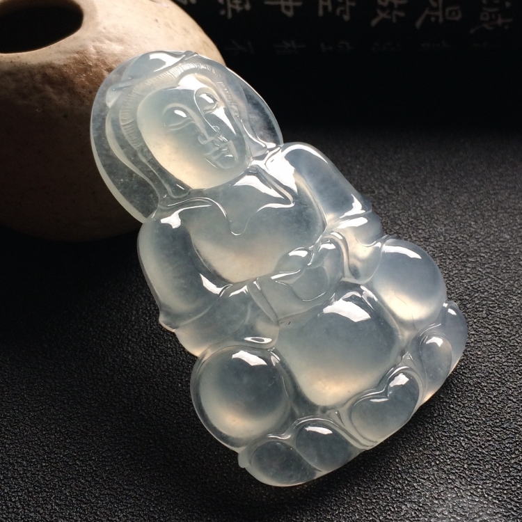 （超值推荐）冰种淡晴水观音挂件