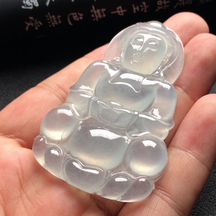 （超值推荐）冰种淡晴水观音挂件