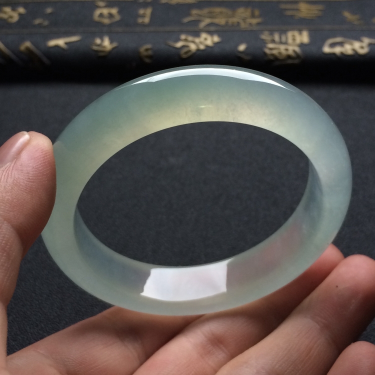 （超值推荐）冰种晴水手镯（54.9mm）