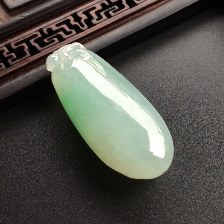 （超值推荐）糯冰种晴水福瓜挂件