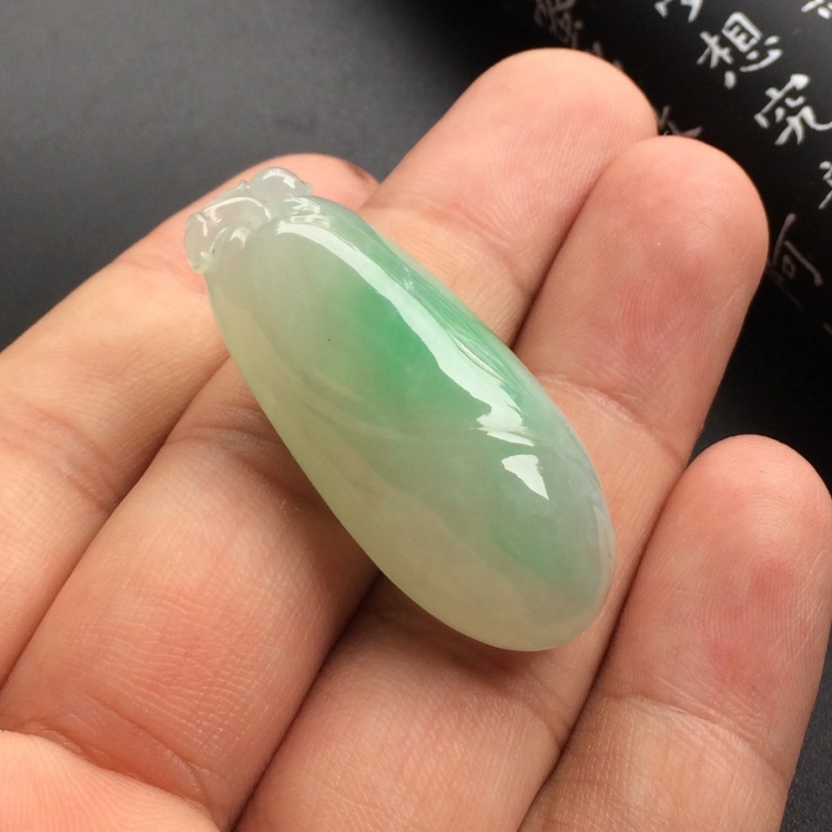 （超值推荐）糯冰种晴水福瓜挂件