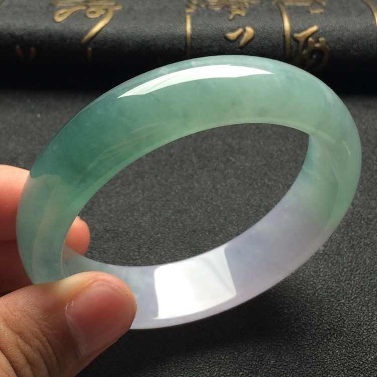 （超值推荐）冰种晴水紫罗兰手镯（57mm）