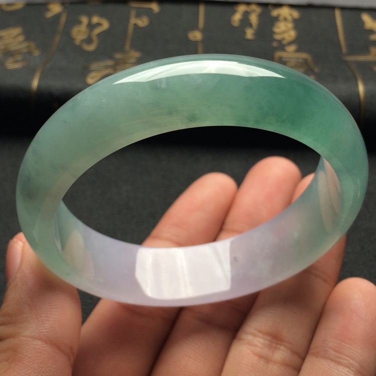 （超值推荐）冰种晴水紫罗兰手镯（57mm）