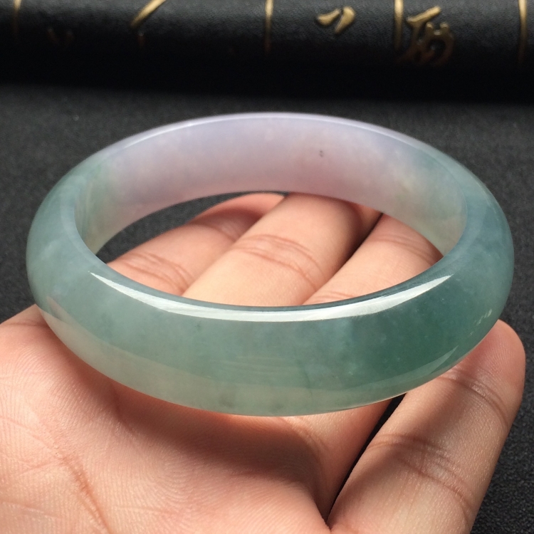 （超值推荐）冰种晴水紫罗兰手镯（57mm）