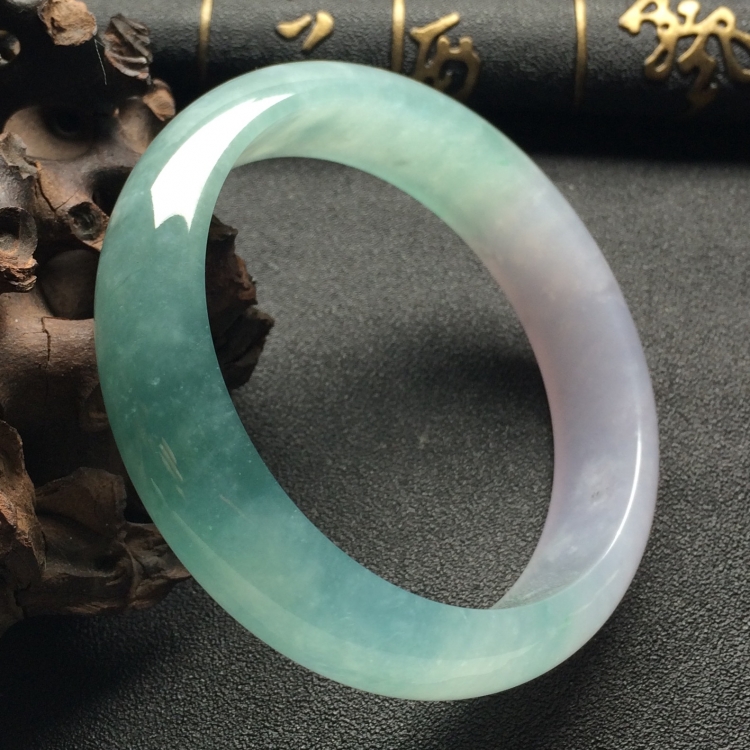 （超值推荐）冰种晴水紫罗兰手镯（57mm）