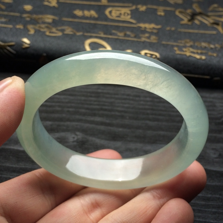 （超值推荐）冰种晴水贵妃镯（55mm-48.9mm）