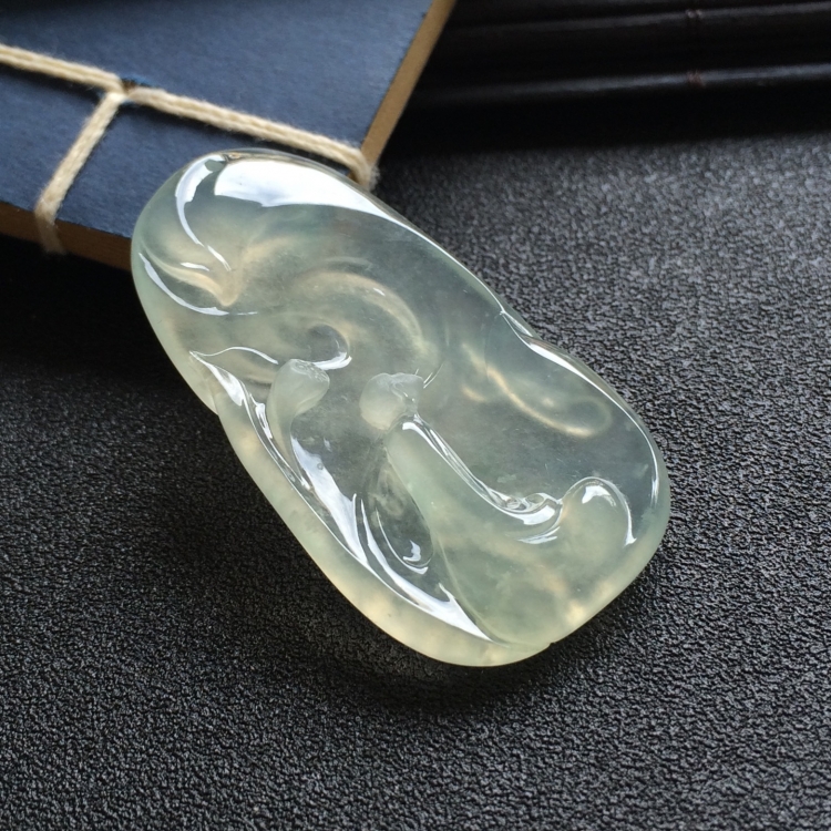 （超值推荐）冰玻种晴水菩提悟道挂件