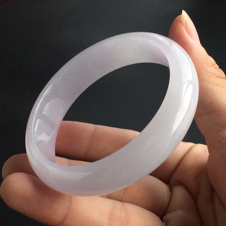 (超值推荐)糯冰种紫罗兰手镯(60mm)