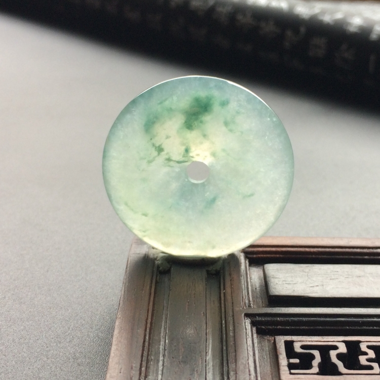 （超值推荐）冰种飘花平安扣挂件
