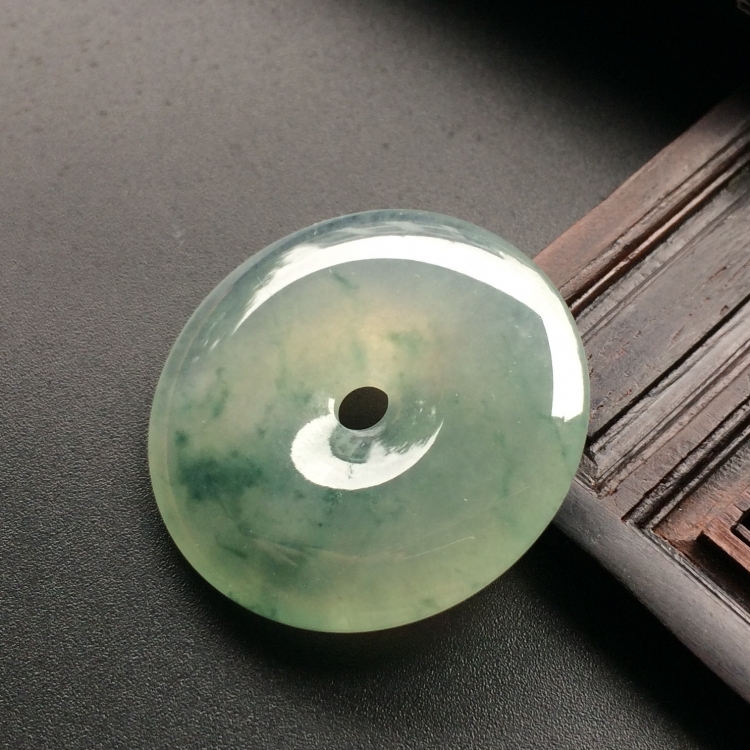 （超值推荐）冰种飘花平安扣挂件