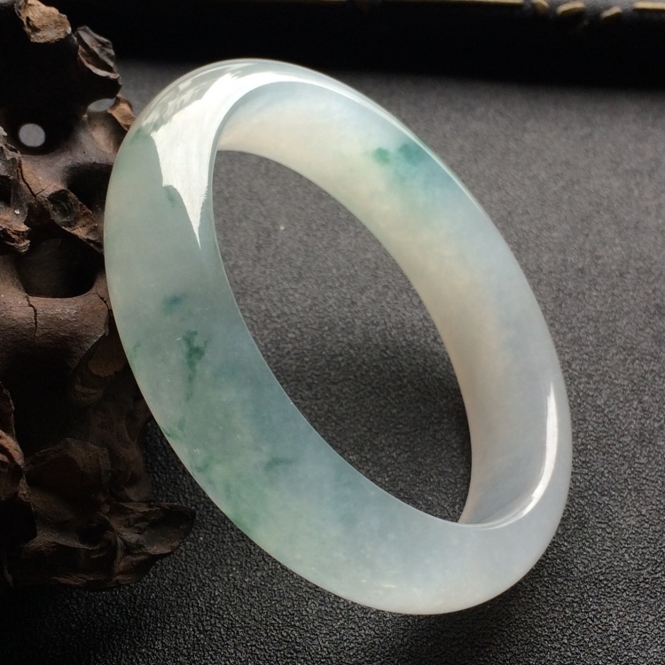（超值推荐）冰种飘花贵妃手镯（55.1mm-49.2mm）