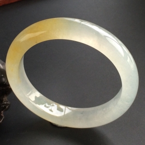 (超值推荐)冰种黄翡手镯(51.6mm)