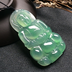 （超值推荐）冰种绿晴水观音挂件