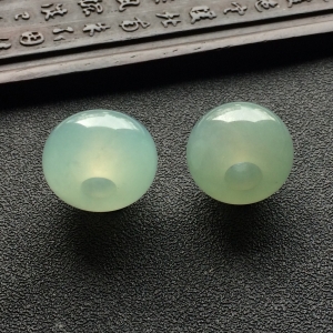 （超值推荐）冰种晴水平安环挂件（一对）