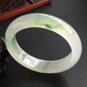 (超值推荐)冰种飘花手镯(57.1mm)