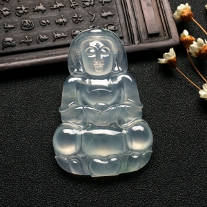 （超值推荐）冰种淡晴水观音挂件