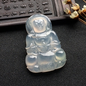（超值推荐）冰种淡晴水观音挂件