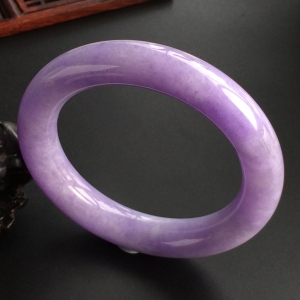 (超值推荐)糯冰紫罗兰圆条手镯(57.8mm)