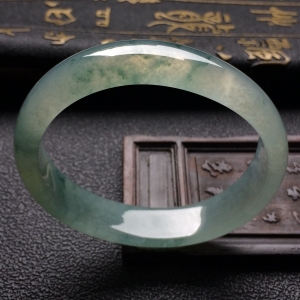 （超值推荐）冰种飘花贵妃手镯（55mm-46.5mm）