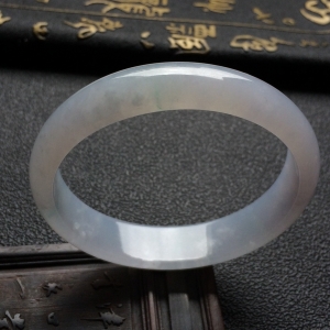 （超值推荐）糯冰种淡紫罗兰贵妃镯（56mm-50.9mm）
