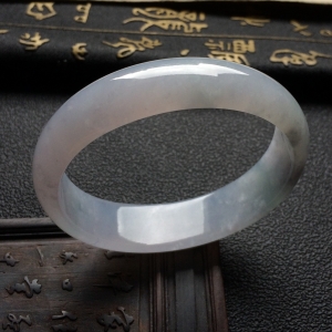 （超值推荐）糯冰种淡紫罗兰贵妃镯（56.8mm-50mm）