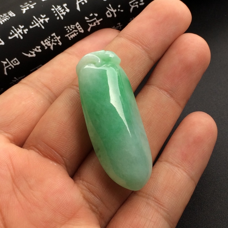 （超值推荐）糯冰种晴水福瓜挂件