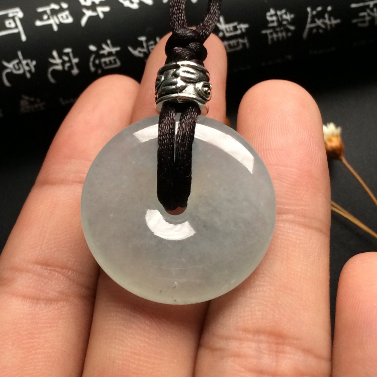 （超值推荐）冰种淡晴水平安扣挂件