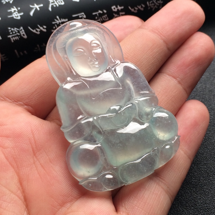 （超值推荐）冰种淡晴水观音挂件