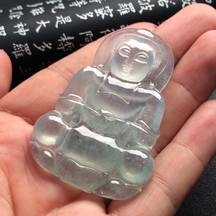 （超值推荐）冰种淡晴水观音挂件