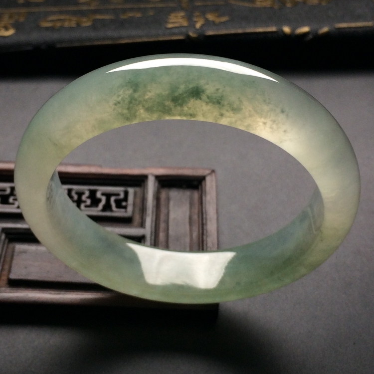 （超值推荐）冰种晴水手镯（54.8mm）