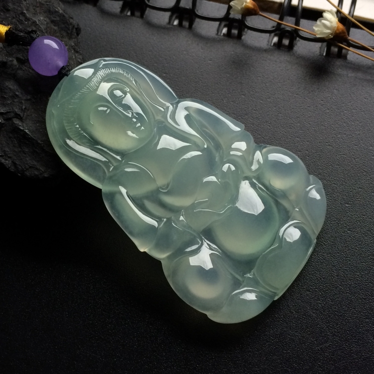 （超值推荐）冰种淡晴水观音挂件