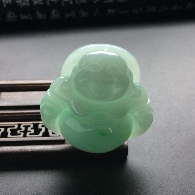 （超值推荐）糯冰种晴水玉佛挂件