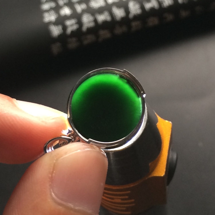 （超值推荐）冰种墨翠镶白金钻石胸坠