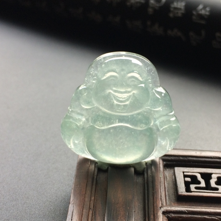 （超值推荐）冰种淡晴水玉佛挂件