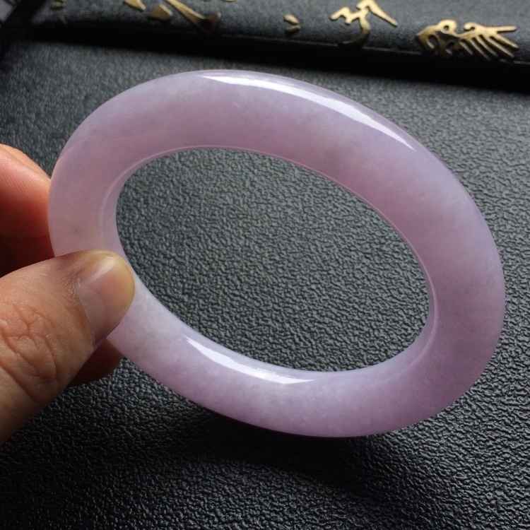（超值推荐）糯冰种紫罗兰手镯（56mm）