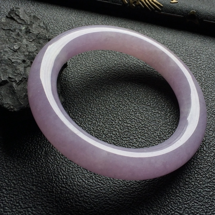（超值推荐）糯冰种紫罗兰手镯（56mm）