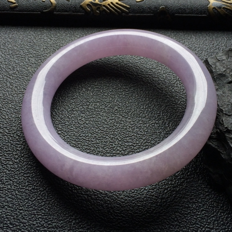（超值推荐）糯冰种紫罗兰手镯（56mm）