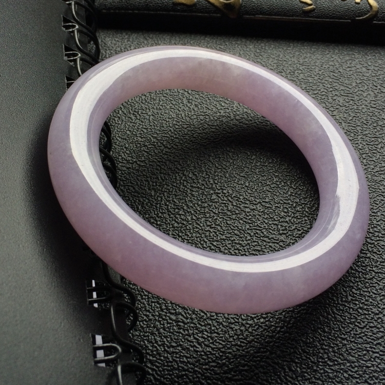 （超值推荐）糯冰种紫罗兰手镯（56mm）