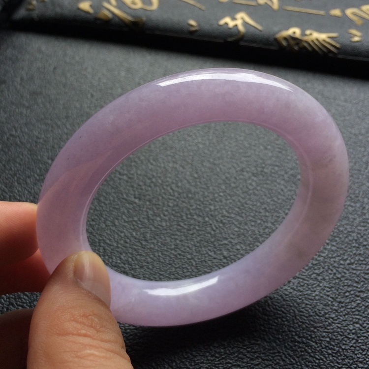 （超值推荐）糯冰种紫罗兰手镯（56mm）
