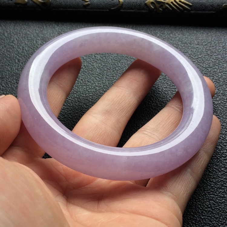 （超值推荐）糯冰种紫罗兰手镯（56mm）