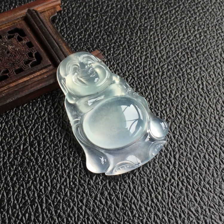 (超值推荐)冰种晴水站佛挂件