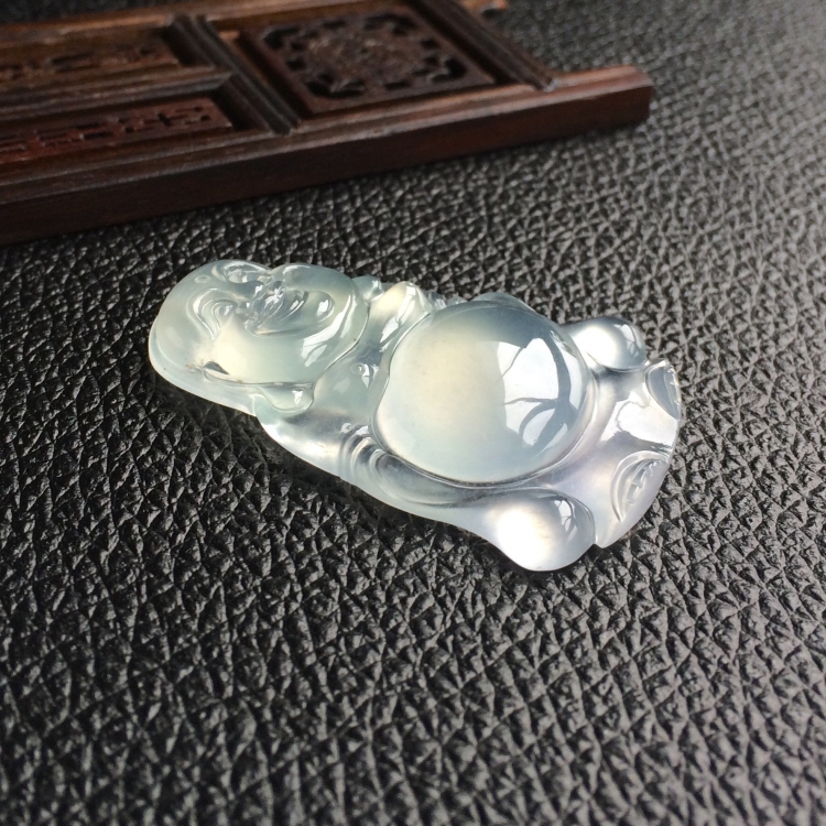 (超值推荐)冰种晴水站佛挂件