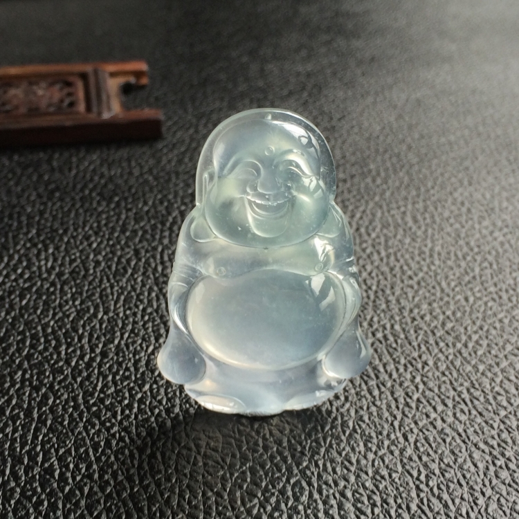 (超值推荐)冰种晴水站佛挂件