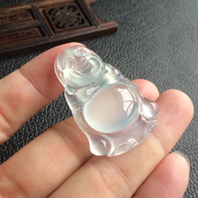 (超值推荐)冰种晴水站佛挂件