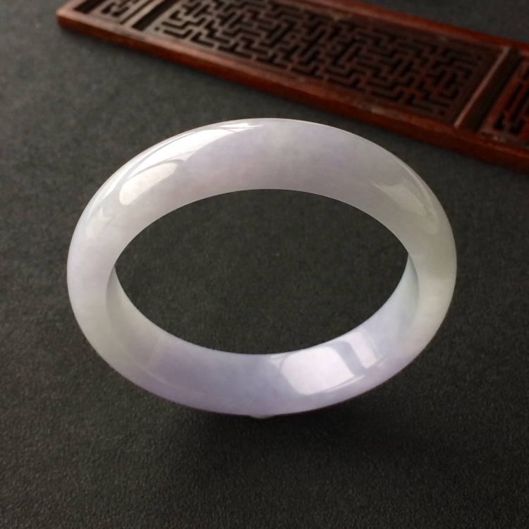 (超值推荐)糯冰种紫罗兰手镯(57.4mm)