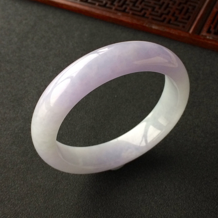 (超值推荐)糯冰种紫罗兰手镯(57.4mm)